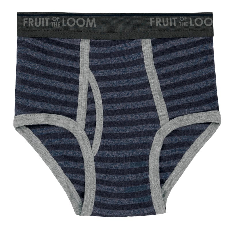 Fruit Of The Loom Boys' Fashion Brief (Pack of 5), Stripes and Solids, X-Large - Image 5